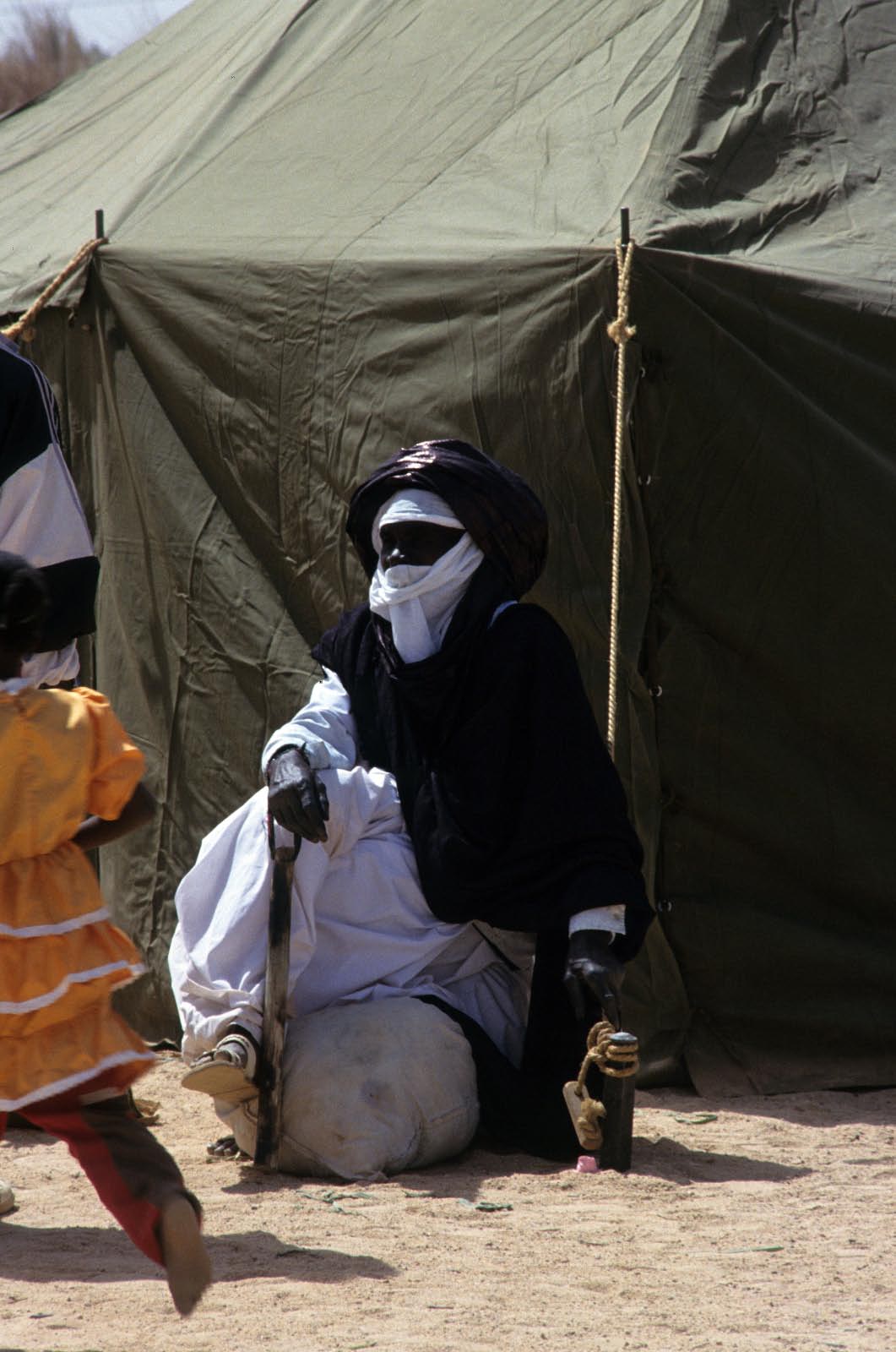 Touareg en tenue traditionelle