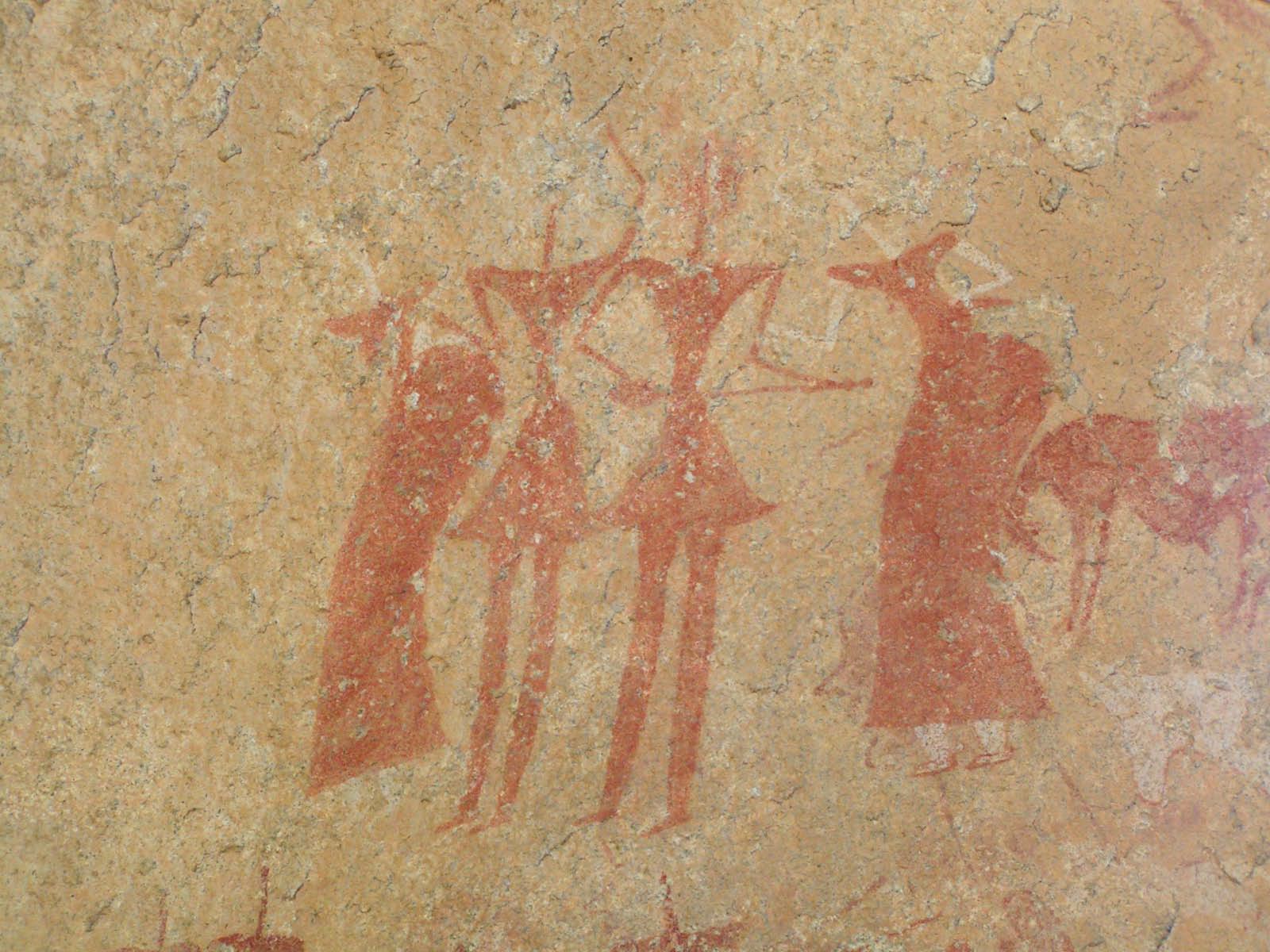 peintures rupestres de la région de Mertoutek