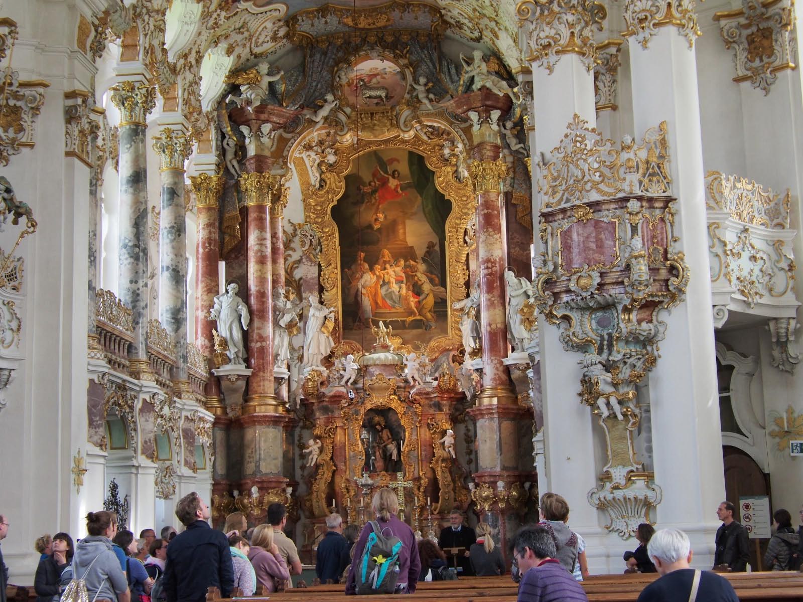 église baroque de bavière Wies: église baroque de bavière
