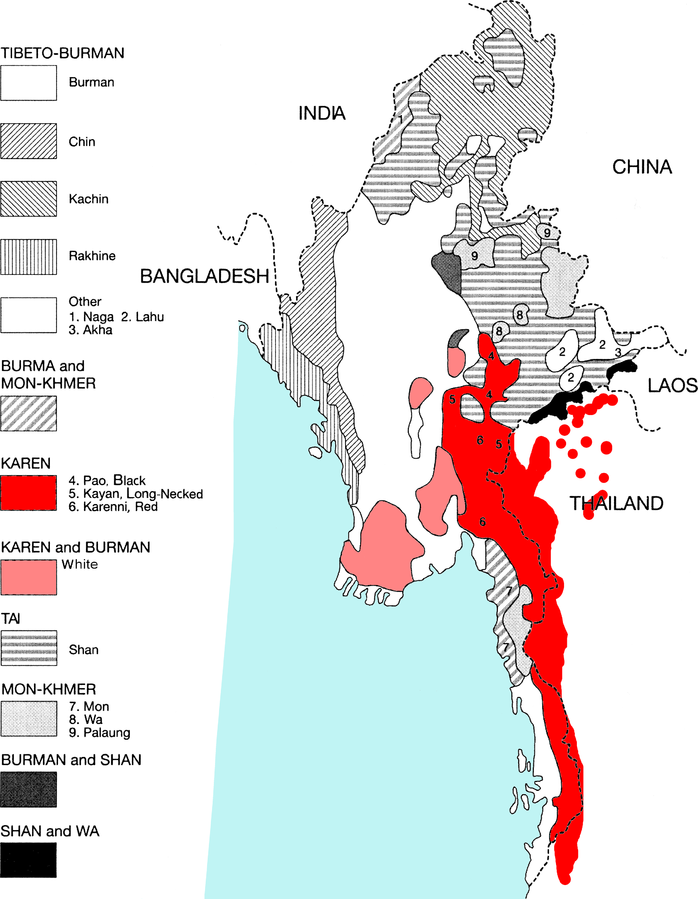 Karen de Birmanie et de Thaïlande