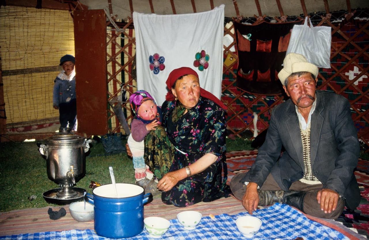 famille Kirghize famille Kirghize
