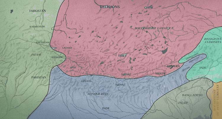religions en zone himalayenne