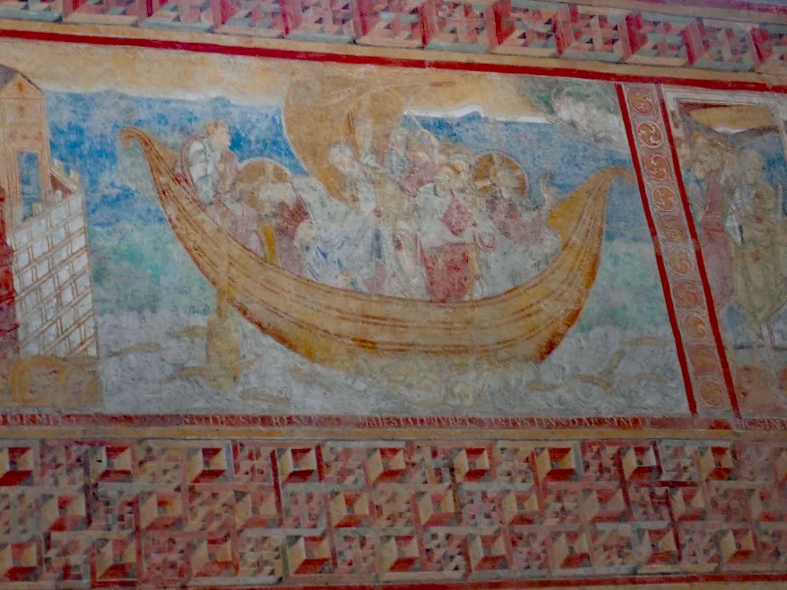 Fresques du monastère de Reichenau sur le lac de Constance (VIIIe siècle) Fresques du monastère de Reichenau sur le lac de Constance (VIIIe siècle)