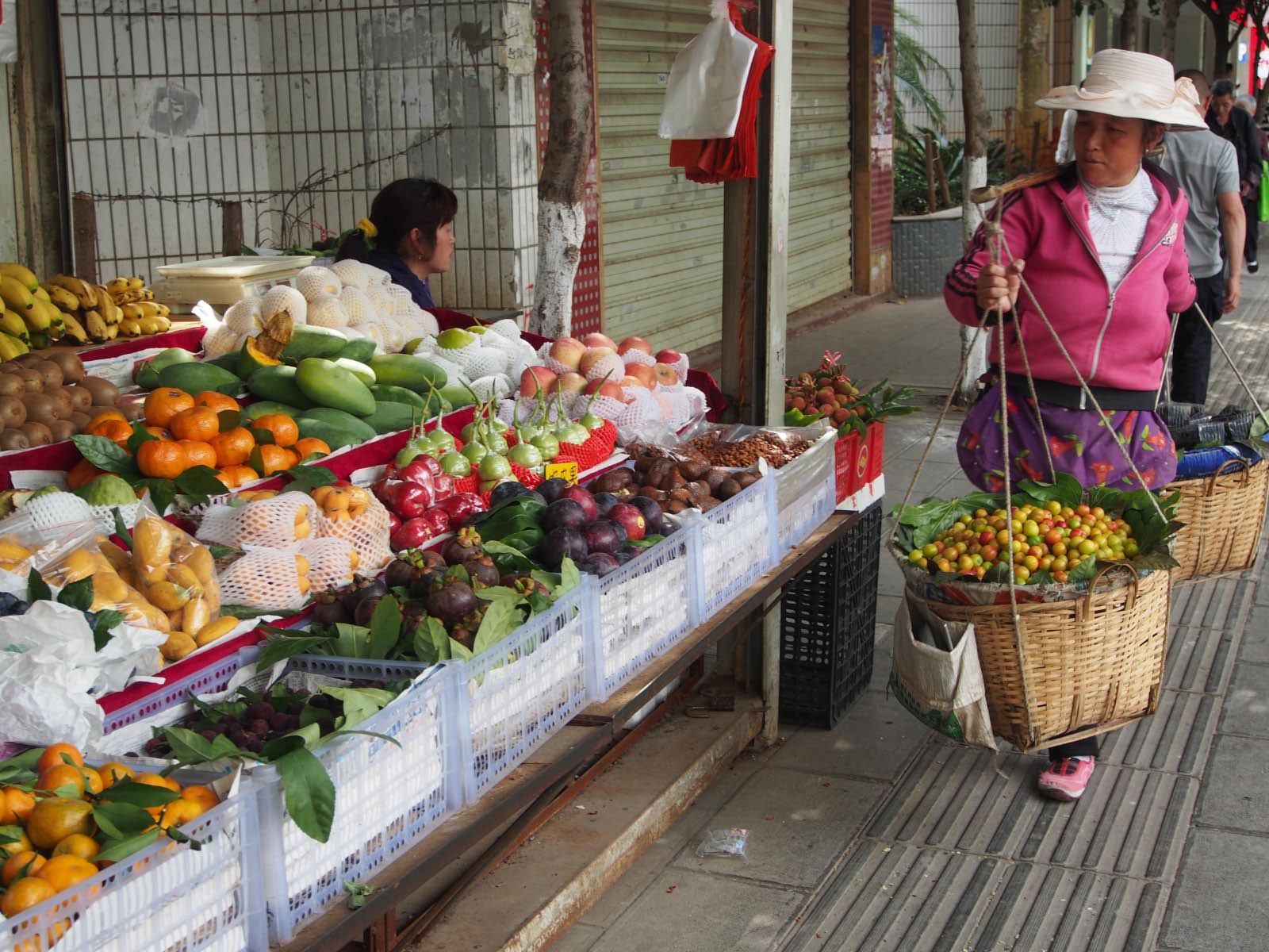marché traditionnel a Kunming marché traditionnel a Kunming
