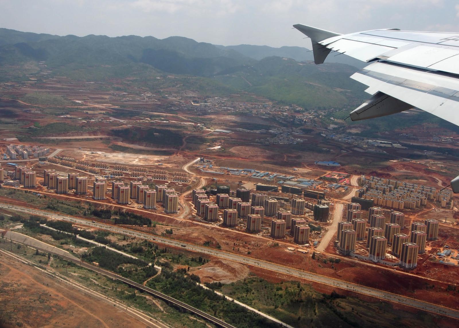 A Kunming comme dans toutes les villes chinoise, la constructions immobilières est importante kunming